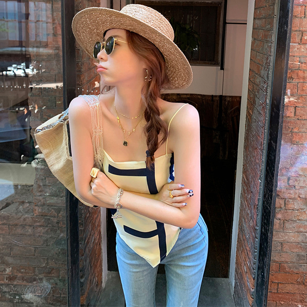 Silk Scarves Butterflies Dews Suspenders Vestswomen