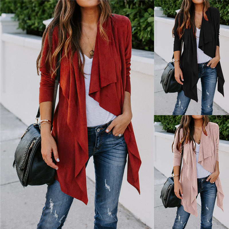 Women's Wildly Popular Solid Color Long-sleeved Windbreaker Jacket