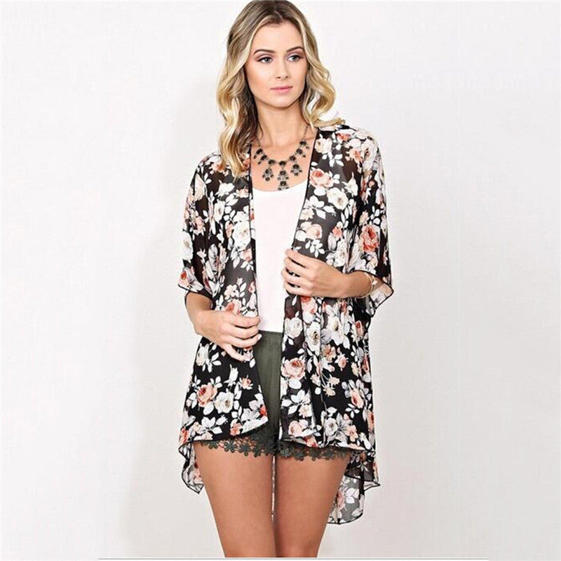 Sunscreen Beach Style Bikini Cardigan Women