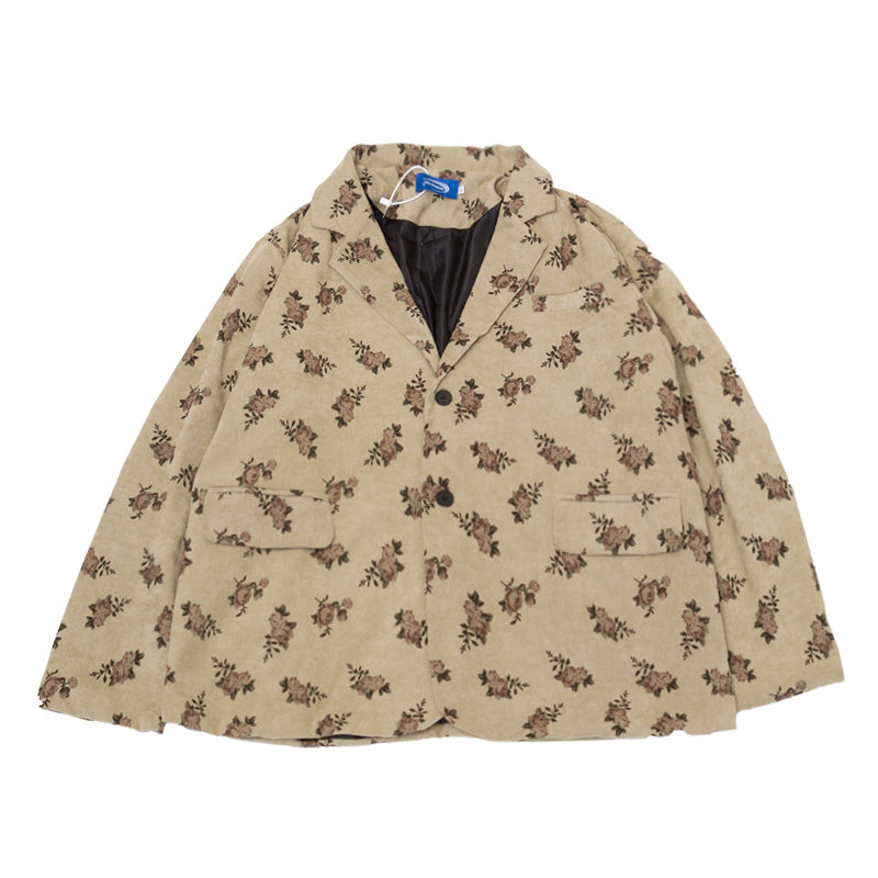Broken Flower Antique Corduroy Suit Jacket