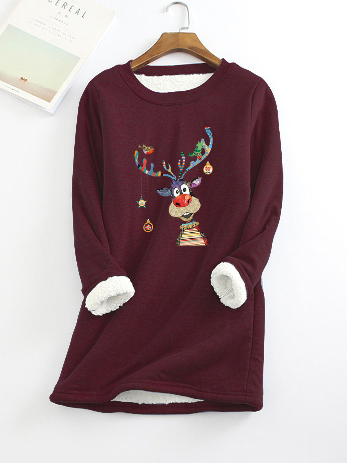 Women's Fashion Velvet Padded Thermal Bottoming Shirt Sweater