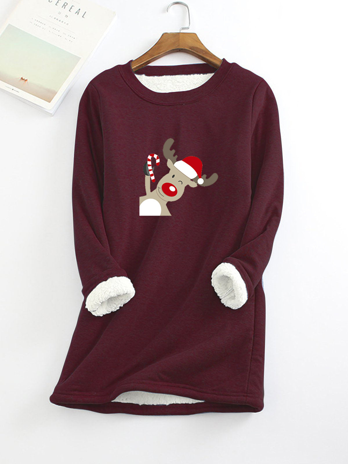 Women's Fashion Velvet Padded Thermal Bottoming Shirt Sweater