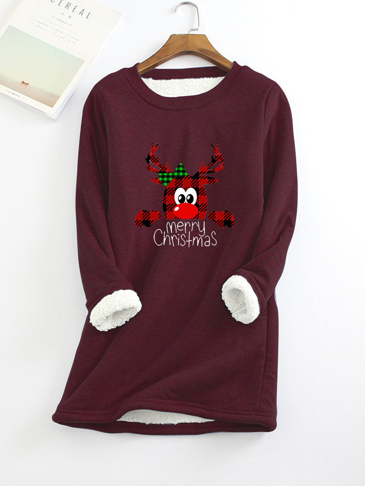 Women's Fashion Velvet Padded Thermal Bottoming Shirt Sweater