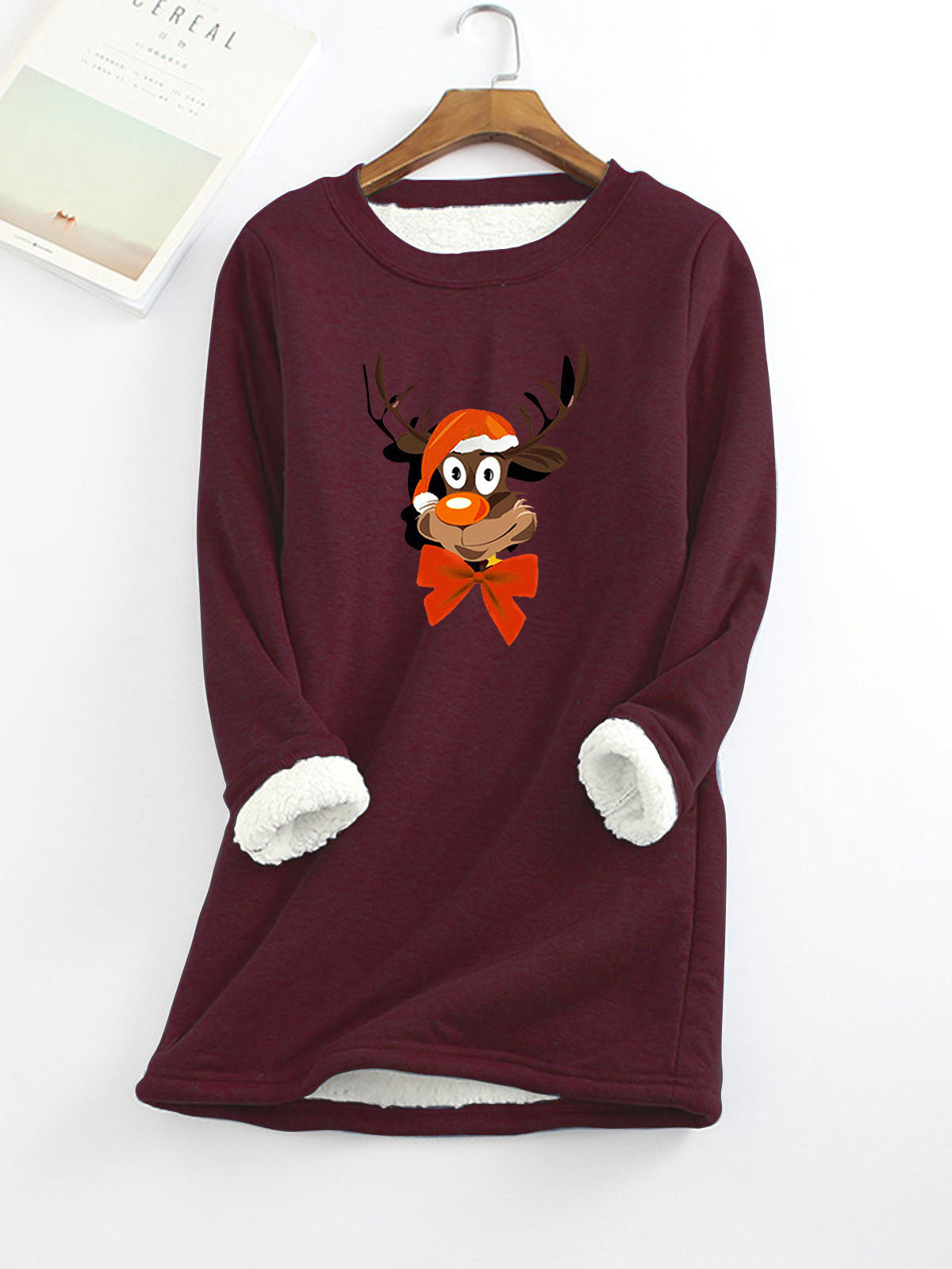 Women's Fashion Velvet Padded Thermal Bottoming Shirt Sweater