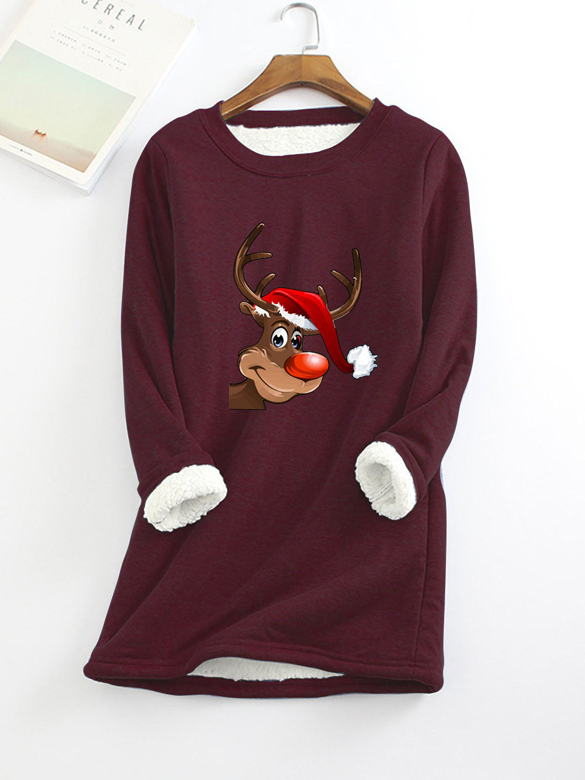 Women's Fashion Velvet Padded Thermal Bottoming Shirt Sweater