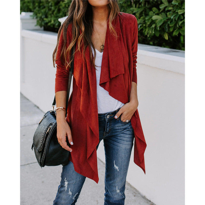 Women's Wildly Popular Solid Color Long-sleeved Windbreaker Jacket