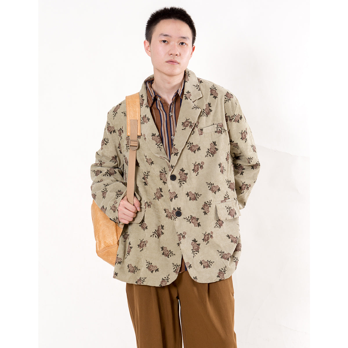 Broken Flower Antique Corduroy Suit Jacket