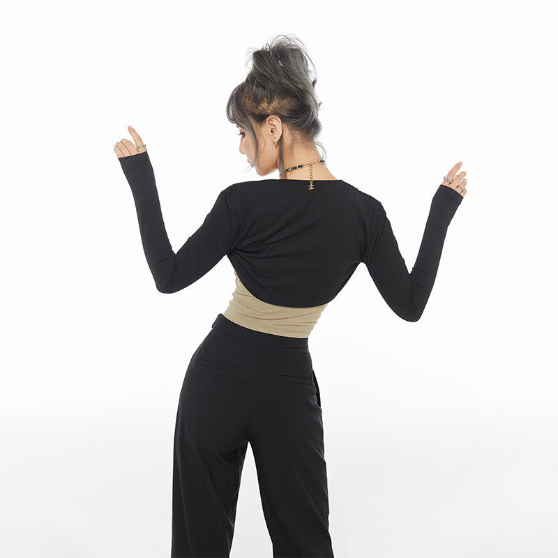 Women's Black Vest Small Cardigan Sunscreen Sleeves