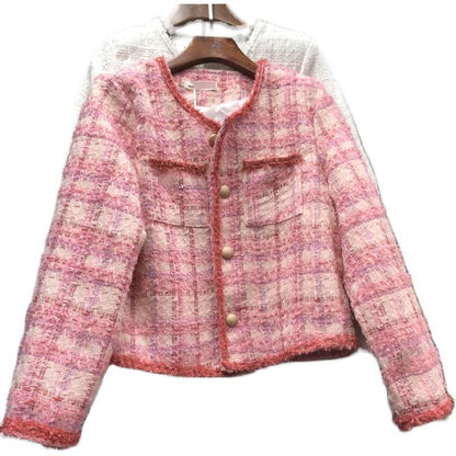 Women's Red  Small Fragrance Jacket