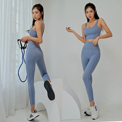Sports Underwear Women Running Fitness Vest Yoga Clothing Suit