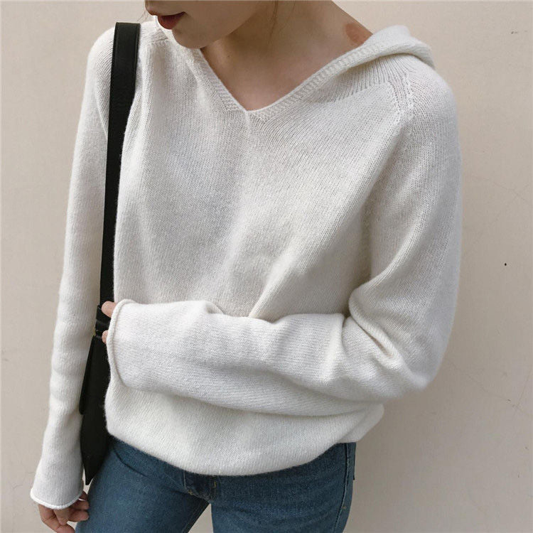 Loose New Pullover Hooded Thin Sweater Hooded Bottoming Hoodie Jacket