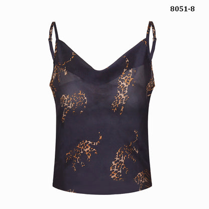 Women's Printed Camisole Base Chiffon Vest