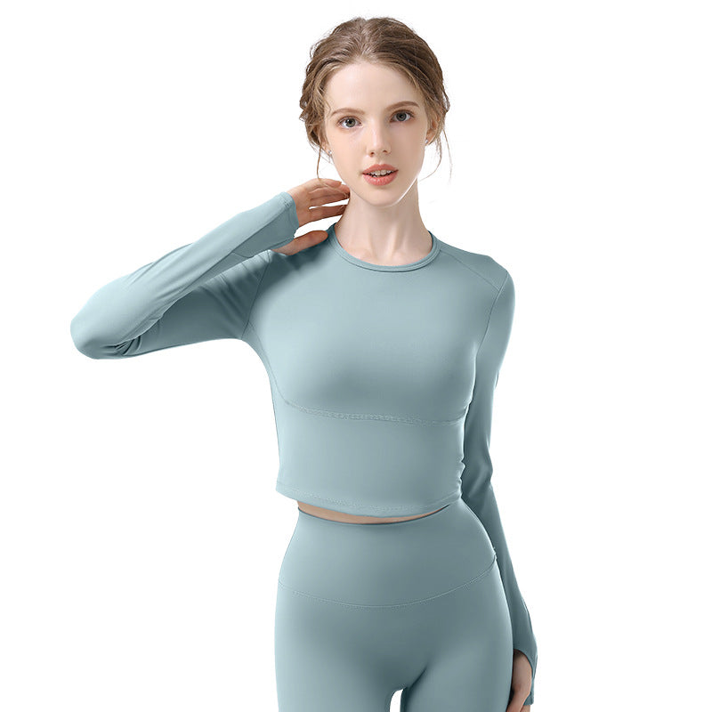 Yoga Clothing Top Women's Sports T-shirt Long Sleeve