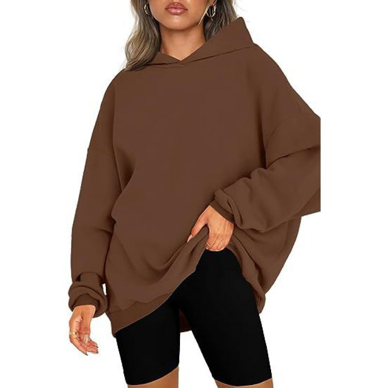 Women's Fashion Casual Thick Hooded Sweater