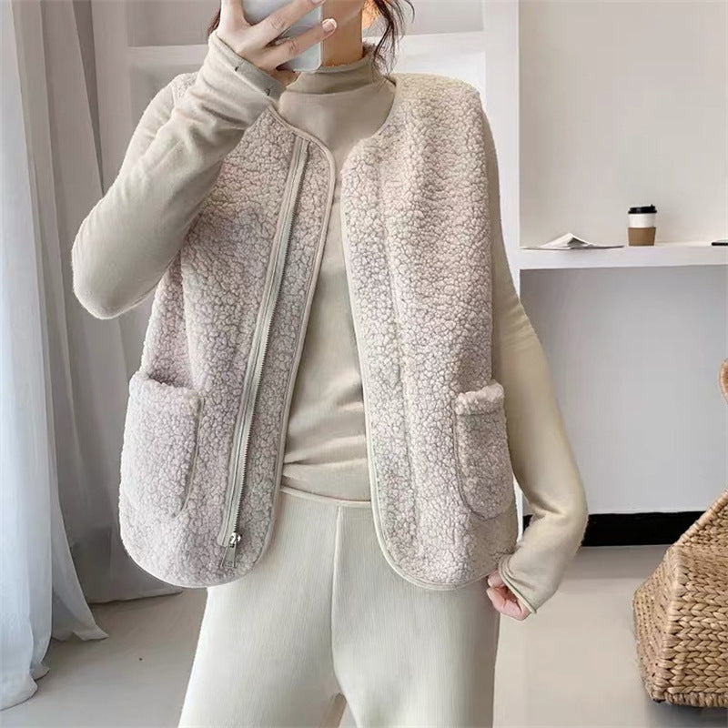 Autumn And Winter Cashmere Vest For Women
