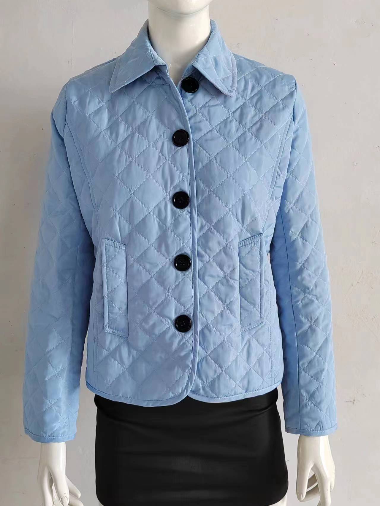 Fashionable Elegant Lapel Cotton-padded Jacket