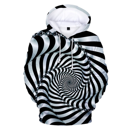 Fashion Digital Printed Vortex Sweater