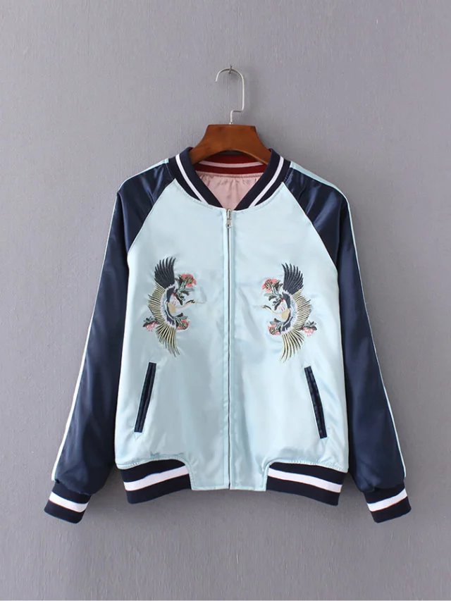 Heavyweight Densely Woven Satin Embroidered Jacket