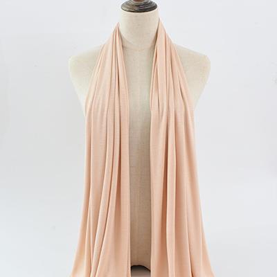 Pure Color Rayon Jersey Ethnic Women's Scarf Mercerized Cotton Modal Headcloth Scarf
