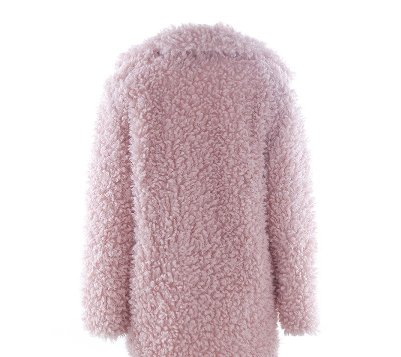 Ebay Fashion Women Loose Collar Fur Jacket Winetr Fur Coats