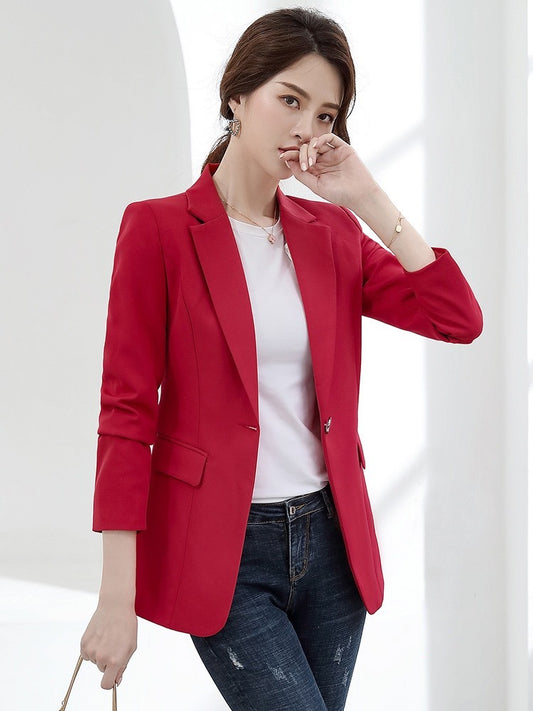 Fashion Temperament Lady Suit Jacket Top