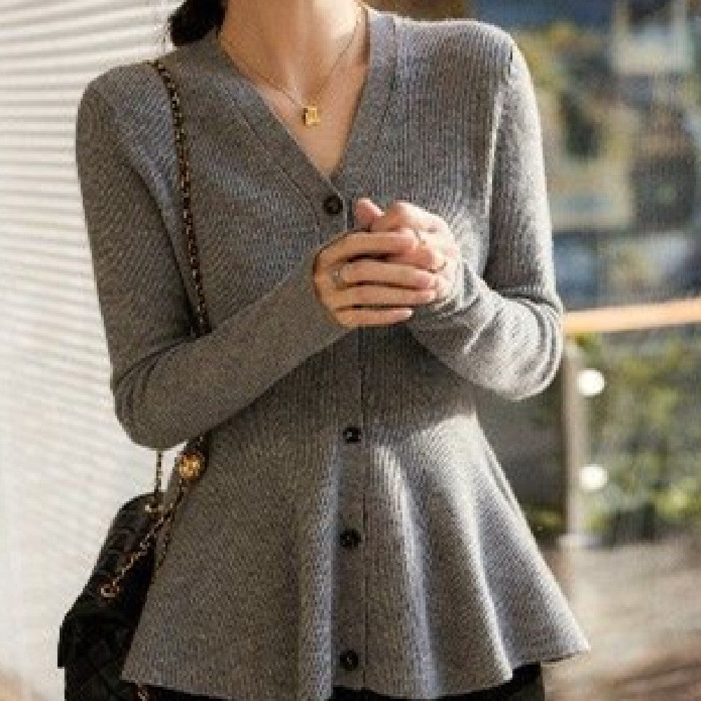 Women's Fashionable Knitted Cardigan Sweater