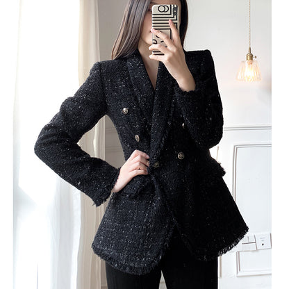 Short Tweed Women's Suit Jacket