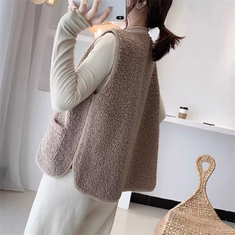 Autumn And Winter Cashmere Vest For Women